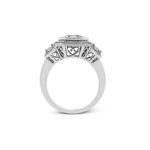 18k White Gold Engagement Ring Image 3 D. Geller & Son Jewelers Atlanta, GA