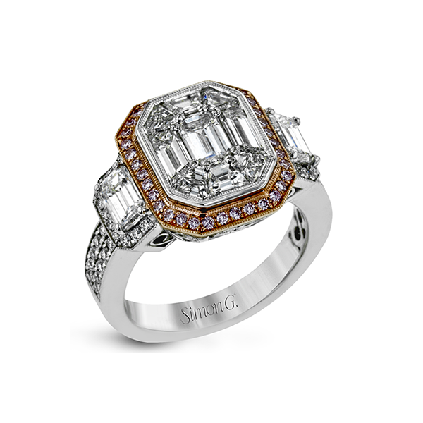 18k White & Rose Gold Engagement Ring Sergio's Fine Jewelry Ellicott City, MD
