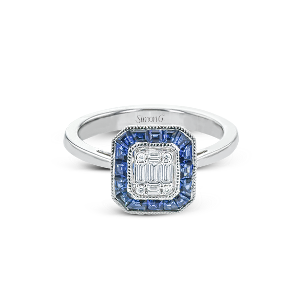 18k White Gold Gemstone Fashion Ring Image 2 Almassian Jewelers, LLC Grand Rapids, MI