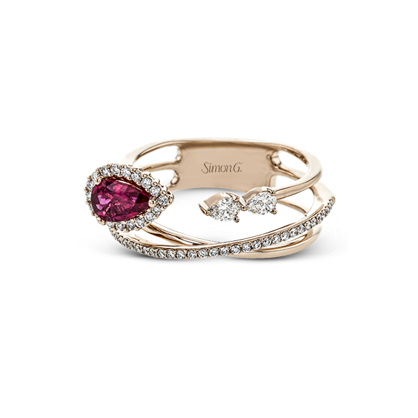 18k Rose Gold Gemstone Fashion Ring Image 2 Saxons Fine Jewelers Bend, OR