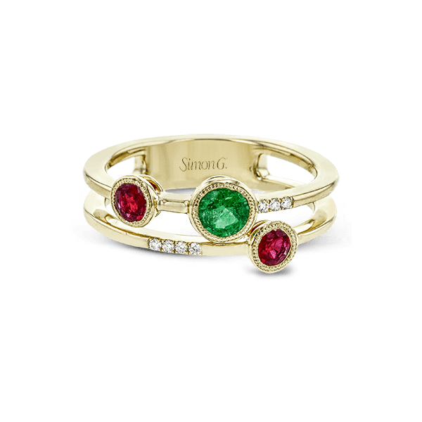 18k Yellow Gold Gemstone Fashion Ring Image 2 Almassian Jewelers, LLC Grand Rapids, MI