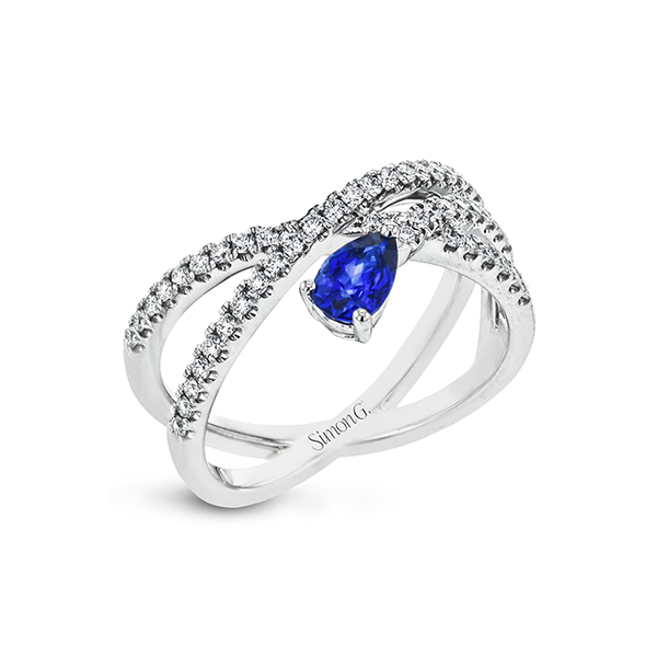 18k White Gold Gemstone Fashion Ring Newtons Jewelers, Inc. Fort Smith, AR