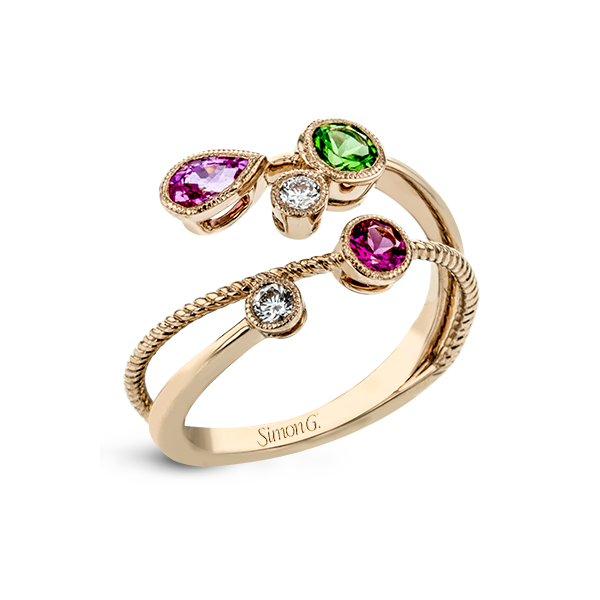 18k Rose Gold Gemstone Fashion Ring Biondi Diamond Jewelers Aurora, CO