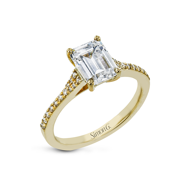 18k Yellow Gold Semi-mount Engagement Ring Almassian Jewelers, LLC Grand Rapids, MI