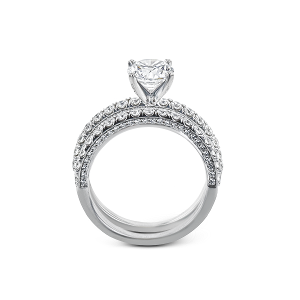 18k White Gold Engagement Ring Image 3 Sergio's Fine Jewelry Ellicott City, MD