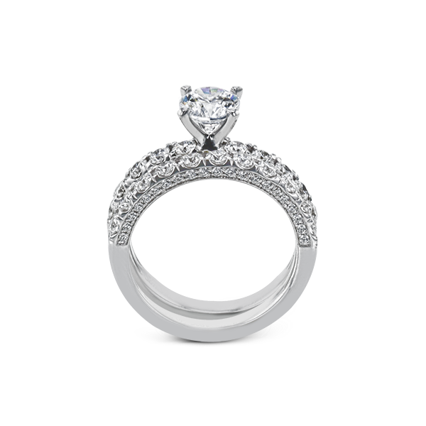 18k White Gold Engagement Ring Image 3 Biondi Diamond Jewelers Aurora, CO