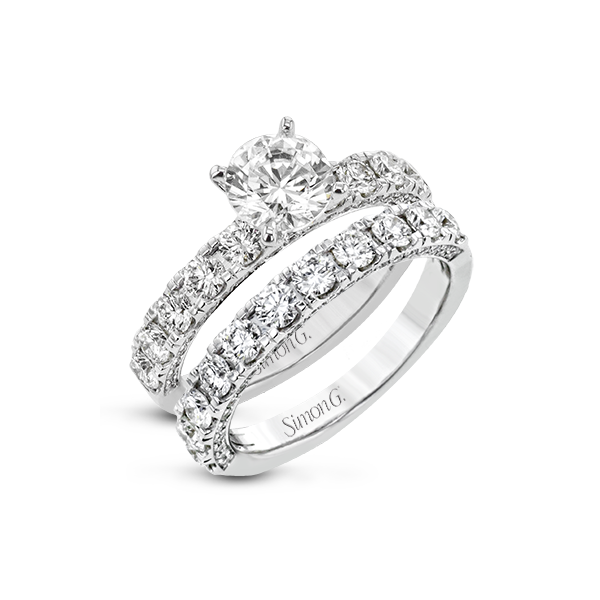 18k White Gold Engagement Ring Van Scoy Jewelers Wyomissing, PA