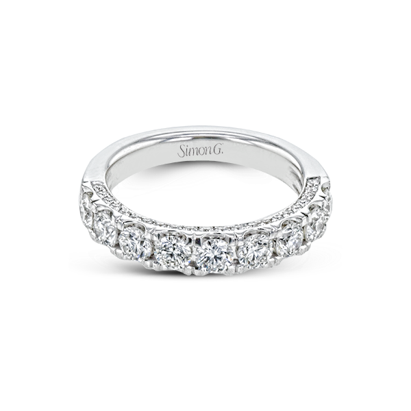 18k White Gold Ring Enhancer Image 2 The Diamond Shop, Inc. Lewiston, ID