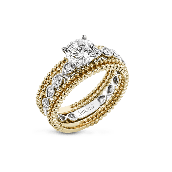 18k White Gold Wedding Set Saxons Fine Jewelers Bend, OR