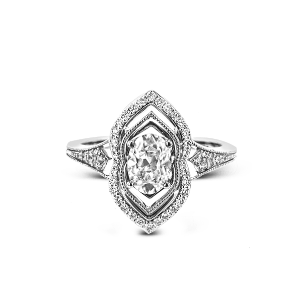 Platinum Semi-mount Engagement Ring Image 2 Sergio's Fine Jewelry Ellicott City, MD