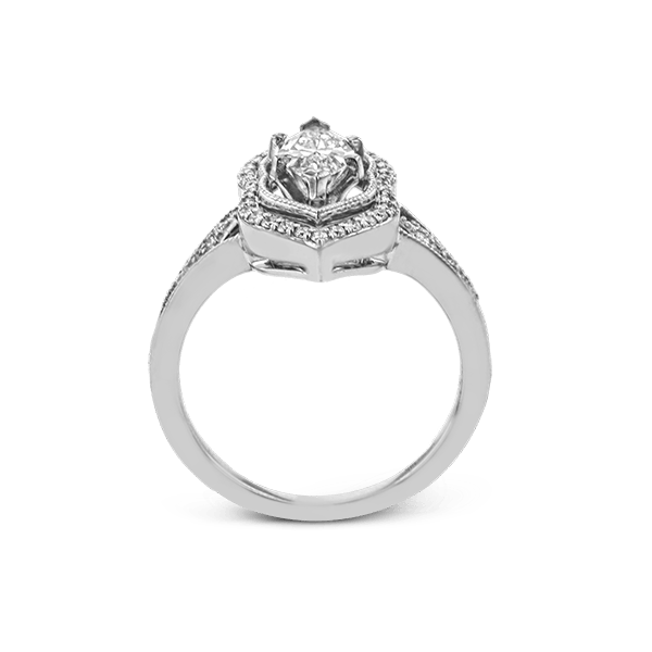 Platinum Semi-mount Engagement Ring Image 3 Saxons Fine Jewelers Bend, OR