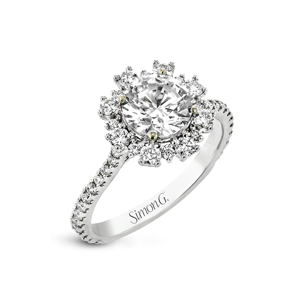 Platinum Semi-mount Engagement Ring James & Williams Jewelers Berwyn, IL