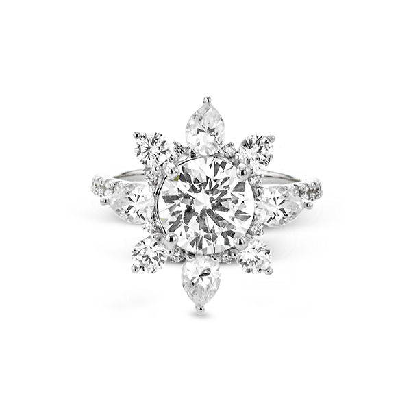 Platinum Semi-mount Engagement Ring Image 2 Dondero's Jewelry Vineland, NJ