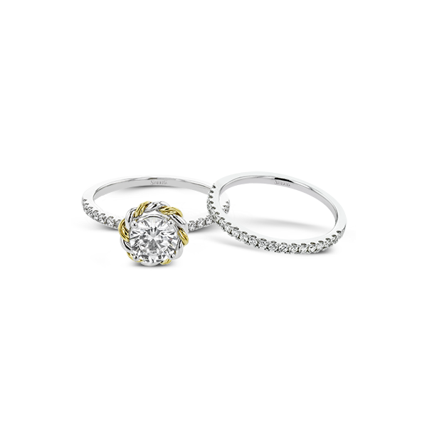 18k White Gold Wedding Set Image 2 Newtons Jewelers, Inc. Fort Smith, AR