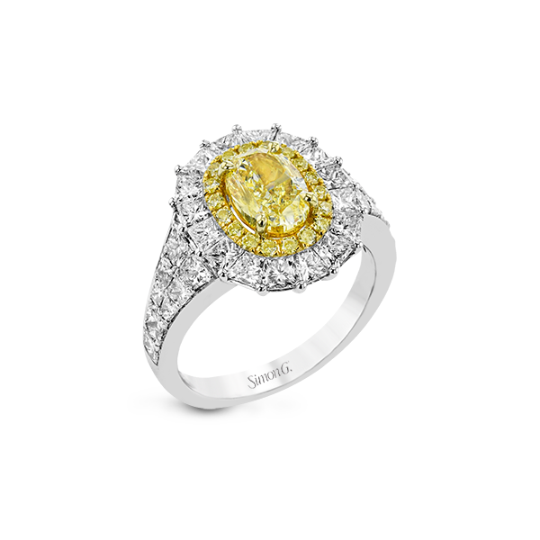 18k Two-tone Gold Semi-mount Engagement Ring Jim Bartlett Fine Jewelry Longview, TX