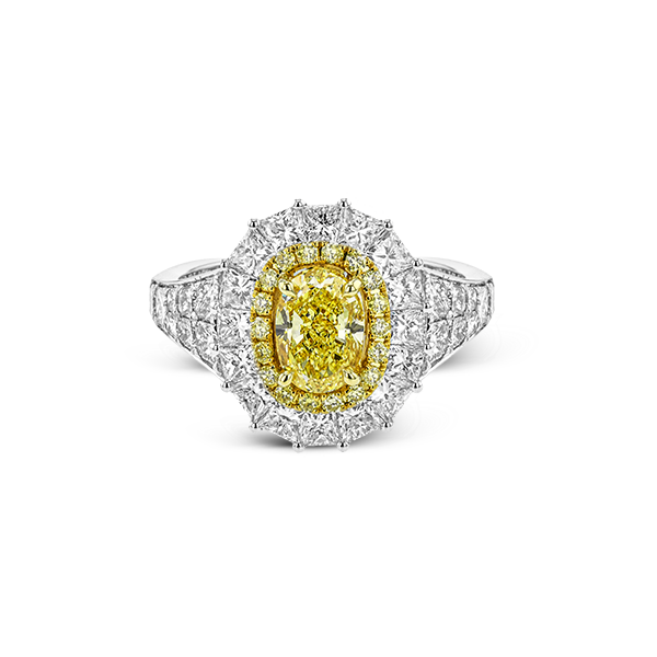18k Two-tone Gold Semi-mount Engagement Ring Image 2 Van Scoy Jewelers Wyomissing, PA