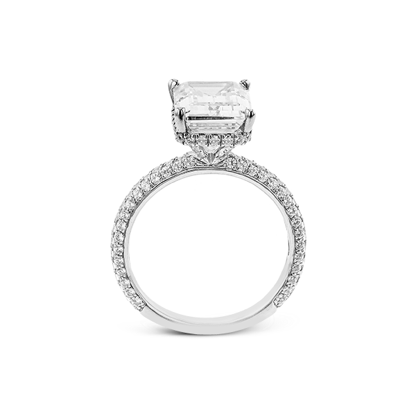 18k White Gold Engagement Ring Image 2 Saxons Fine Jewelers Bend, OR