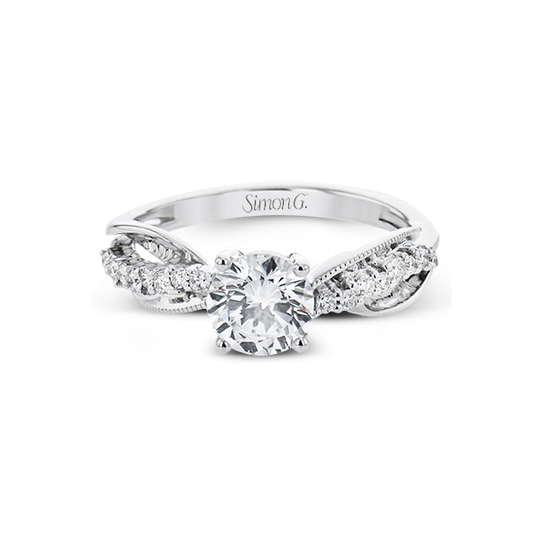 18k White Gold Engagement Ring Image 2 Sergio's Fine Jewelry Ellicott City, MD