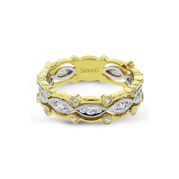 18k Two-tone Gold Diamond Fashion Ring Image 2 Dondero's Jewelry Vineland, NJ