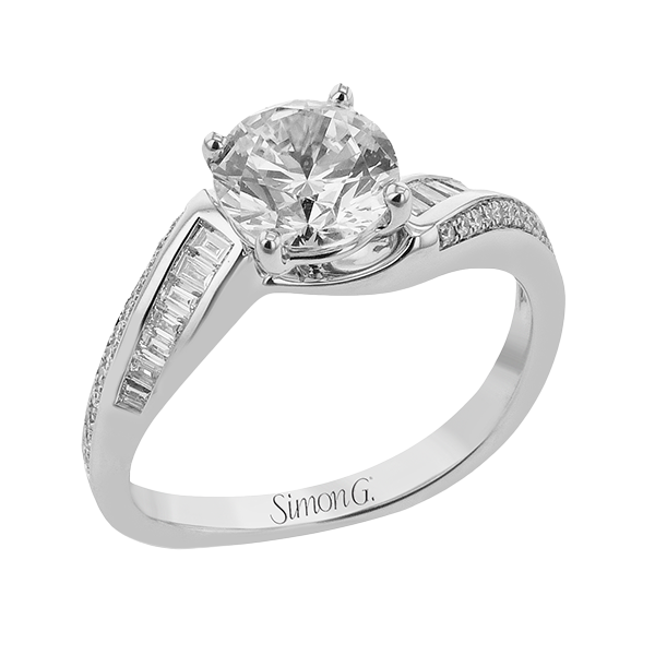 18k White Gold Engagement Ring Diamond Showcase Longview, WA