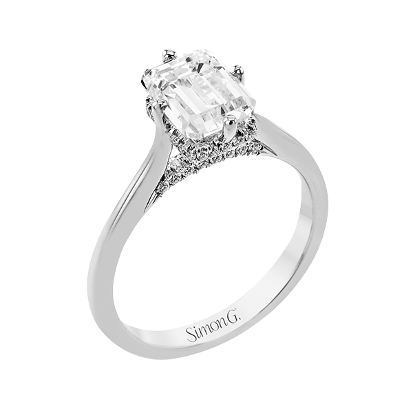 18k White Gold Engagement Ring Van Scoy Jewelers Wyomissing, PA
