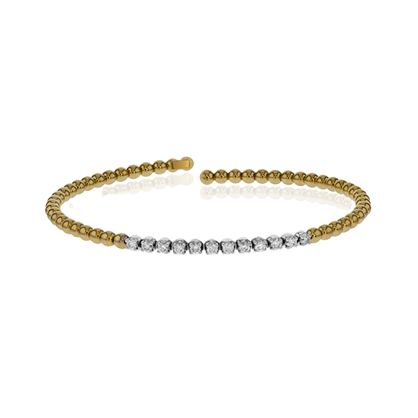 18k Two-tone Gold Bangle Bracelet Van Scoy Jewelers Wyomissing, PA