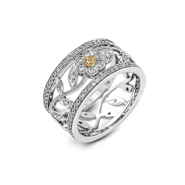 18k Two-tone Gold Diamond Fashion Ring James & Williams Jewelers Berwyn, IL