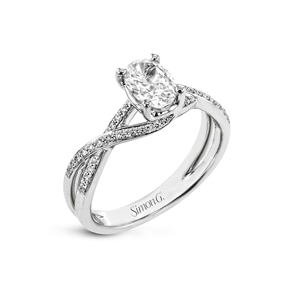 Platinum Semi-mount Engagement Ring D. Geller & Son Jewelers Atlanta, GA