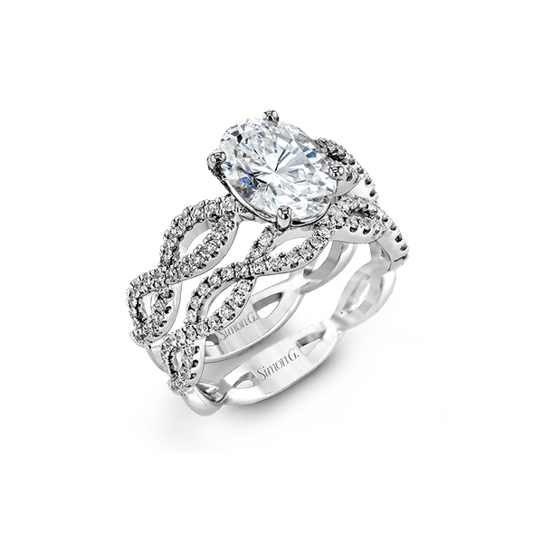 18k White Gold Wedding Set Almassian Jewelers, LLC Grand Rapids, MI
