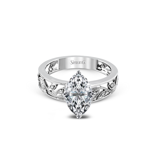 Platinum Semi-mount Engagement Ring Image 2 Biondi Diamond Jewelers Aurora, CO