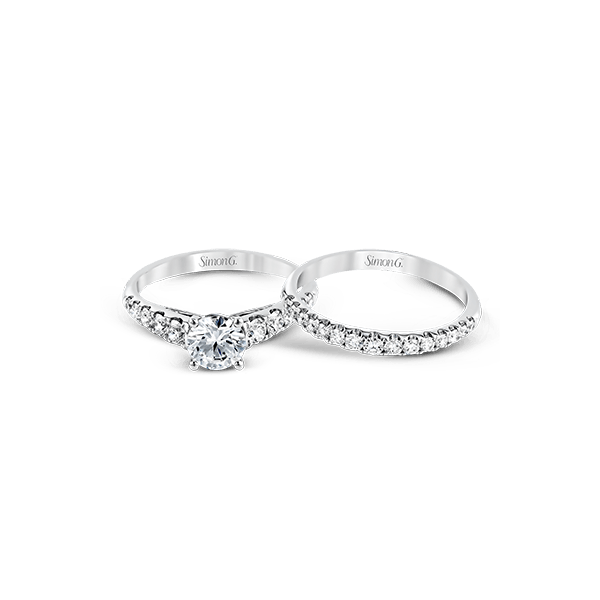 18k White Gold Wedding Set Image 2 Bell Jewelers Murfreesboro, TN