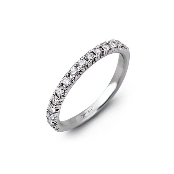18k White Gold Diamond Wedding Band Almassian Jewelers, LLC Grand Rapids, MI