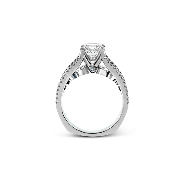 Platinum Semi-mount Engagement Ring Image 3 Almassian Jewelers, LLC Grand Rapids, MI