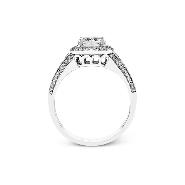 Platinum Semi-mount Engagement Ring Image 3 Biondi Diamond Jewelers Aurora, CO