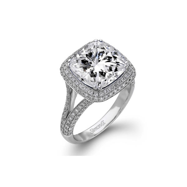18k White Gold Gemstone Fashion Ring The Diamond Shop, Inc. Lewiston, ID