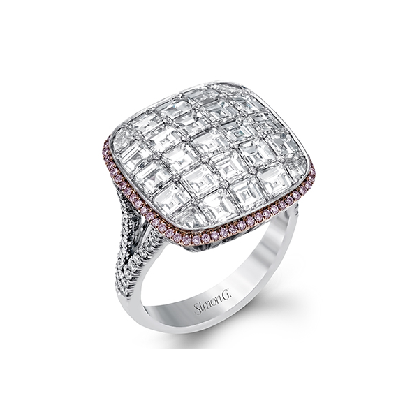 18k White & Rose Gold Gemstone Fashion Ring Van Scoy Jewelers Wyomissing, PA