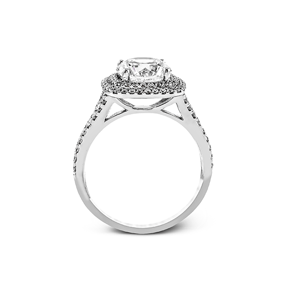 18k White Gold Semi-mount Engagement Ring Image 3 James & Williams Jewelers Berwyn, IL