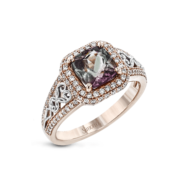 18k White & Rose Gold Gemstone Fashion Ring Diamonds Direct St. Petersburg, FL