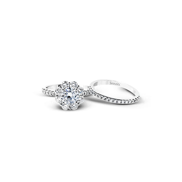 18k White Gold Engagement Ring Image 2 James & Williams Jewelers Berwyn, IL