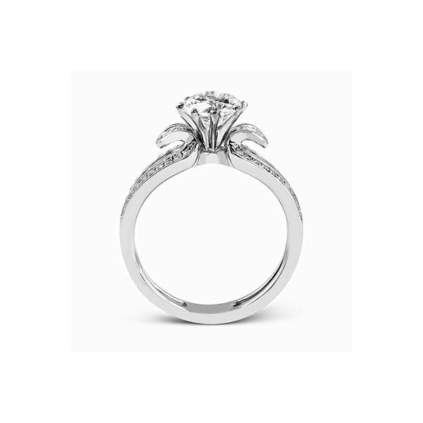 Platinum Semi-mount Engagement Ring Image 3 Van Scoy Jewelers Wyomissing, PA
