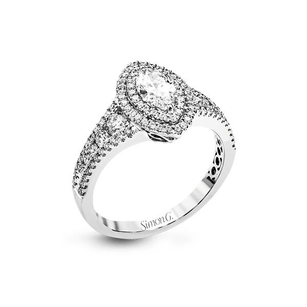 Platinum Semi-mount Engagement Ring Diamonds Direct St. Petersburg, FL