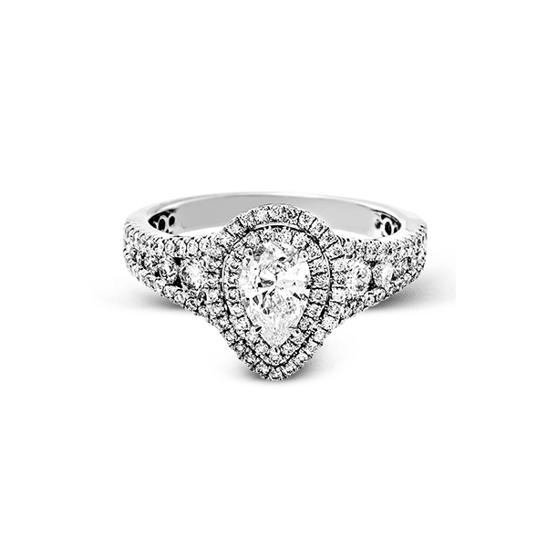 18k White Gold Semi-mount Engagement Ring Image 2 Bell Jewelers Murfreesboro, TN