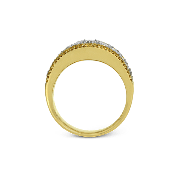 18k Two-tone Gold Diamond Fashion Ring Image 3 Diamonds Direct St. Petersburg, FL