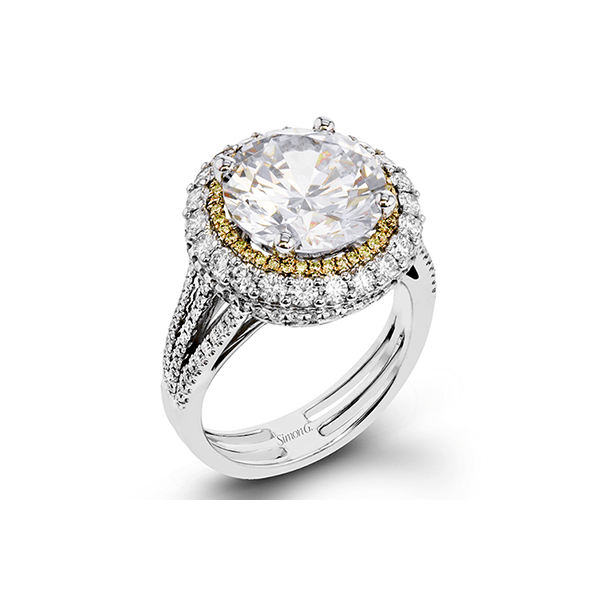18k Two-tone Gold Semi-mount Engagement Ring Van Scoy Jewelers Wyomissing, PA