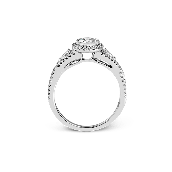 18k White Gold Semi-mount Engagement Ring Image 3 Bell Jewelers Murfreesboro, TN
