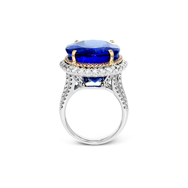 18k White & Rose Gold Gemstone Fashion Ring Image 3 D. Geller & Son Jewelers Atlanta, GA