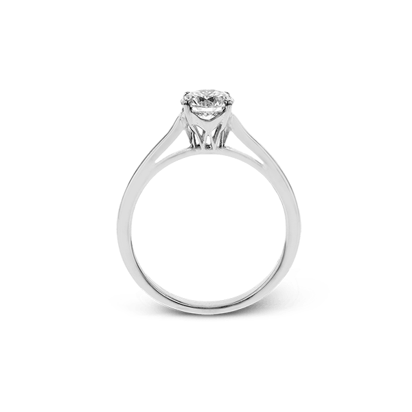Platinum Semi-mount Engagement Ring Image 3 The Diamond Shop, Inc. Lewiston, ID
