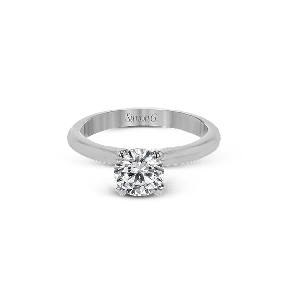 Platinum Semi-mount Engagement Ring Image 2 Dondero's Jewelry Vineland, NJ