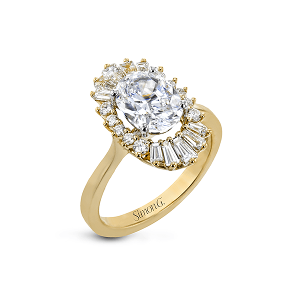 18k Yellow Gold Semi-mount Engagement Ring James & Williams Jewelers Berwyn, IL