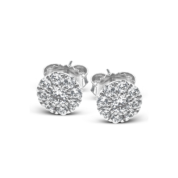 18k White Gold Diamond Earrings Almassian Jewelers, LLC Grand Rapids, MI